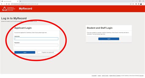 Applicant Login .